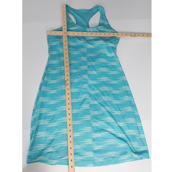 Columbia Prima Agua Omni Wick Dress Womens Medium Geyser Atari Print Athletic - Picture 5 of 14